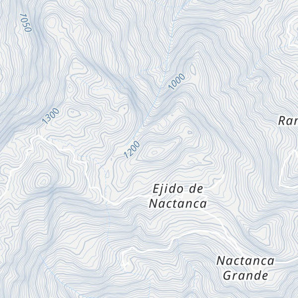 Map of Cerro Nactanca
