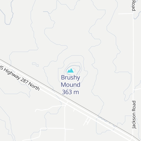 Map of Brushy Mound