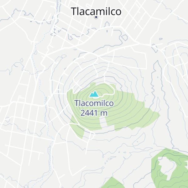 Map of Tlacomilco