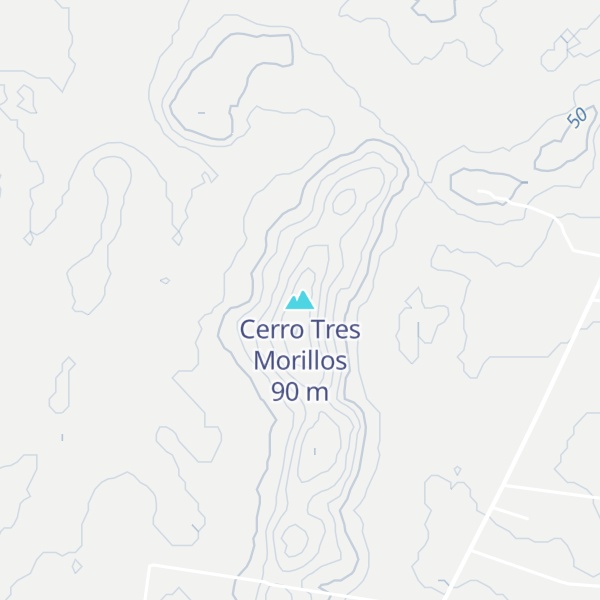 Map of Cerro Tres Morillos