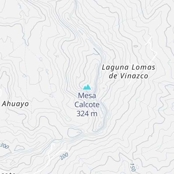 Map of Mesa Calcote