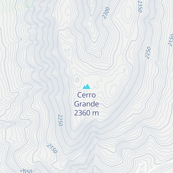 Map of Cerro Grande