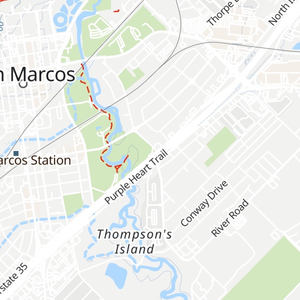 Map of San Marcos Tourist Information Center