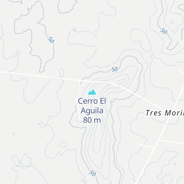 Map of Cerro El Aguila