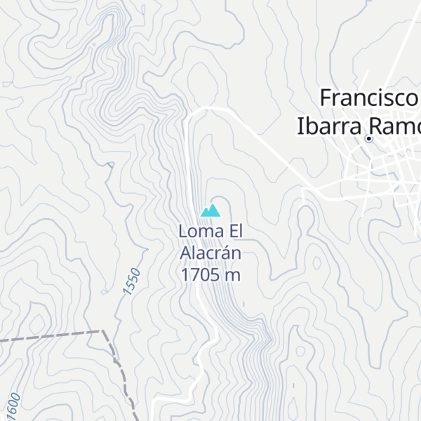 Map of Loma El Alacrán