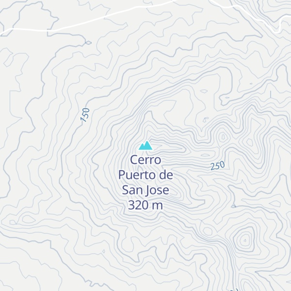 Map of Cerro Puerto de San Jose
