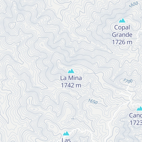 Map of La Mina