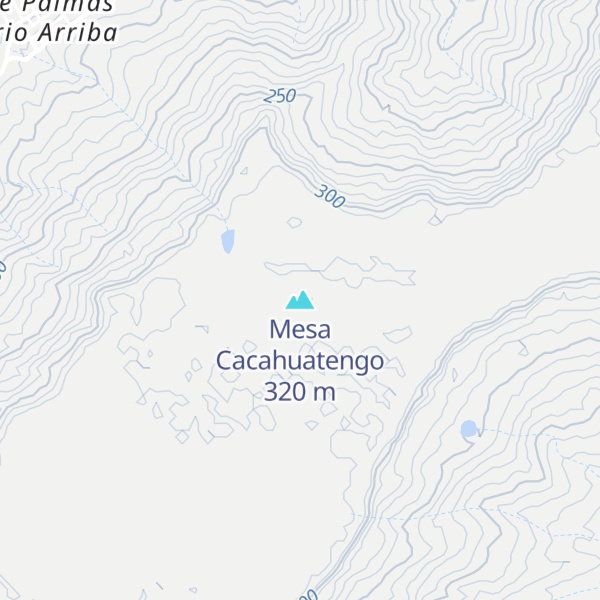 Map of Mesa Cacahuatengo