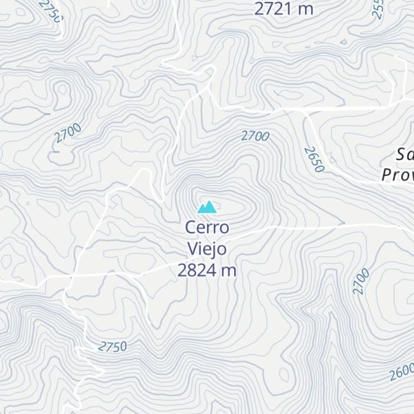 Map of Cerro Viejo