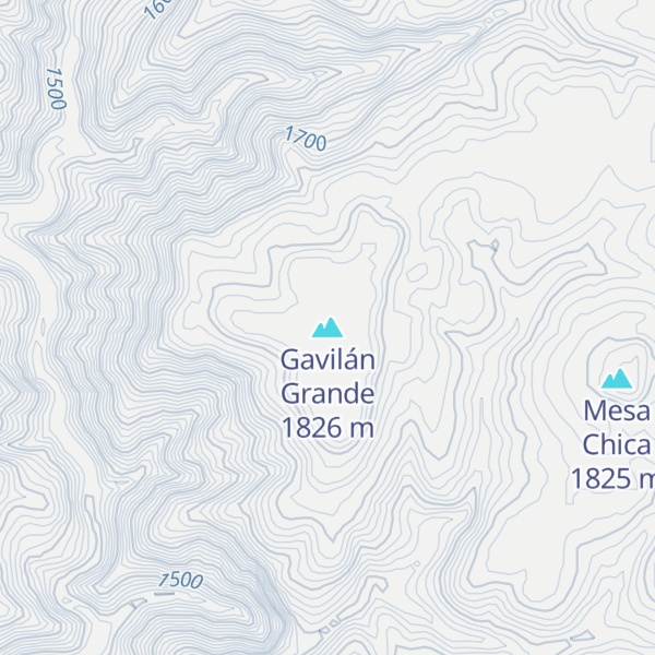 Map of Gavilán Grande