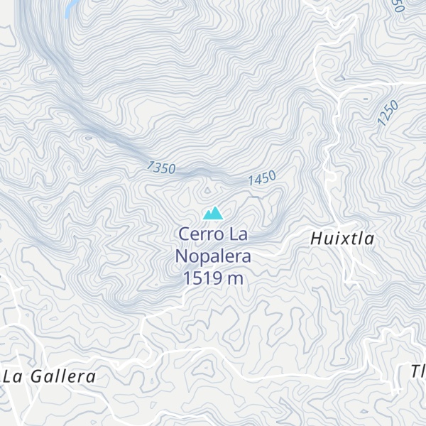 Map of Cerro La Nopalera