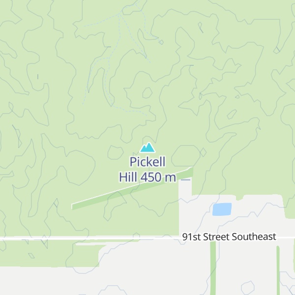 Map of Pickell Hill