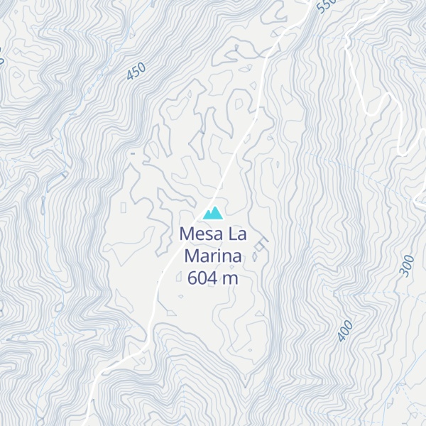 Map of Mesa La Marina