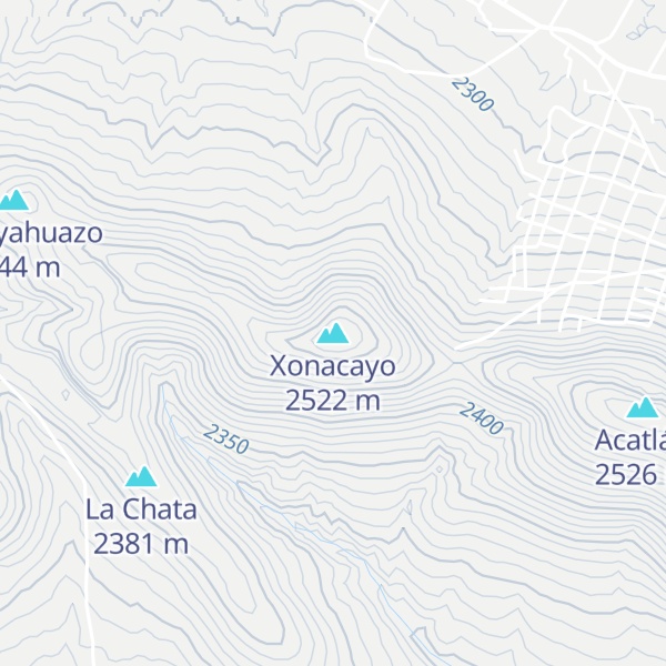 Map of Xonacayo