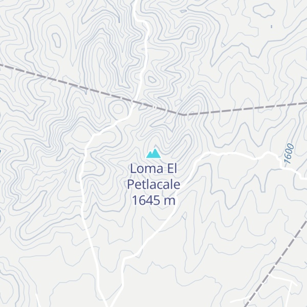 Map of Loma El Petlacale