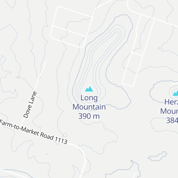 Map of Long Mountain