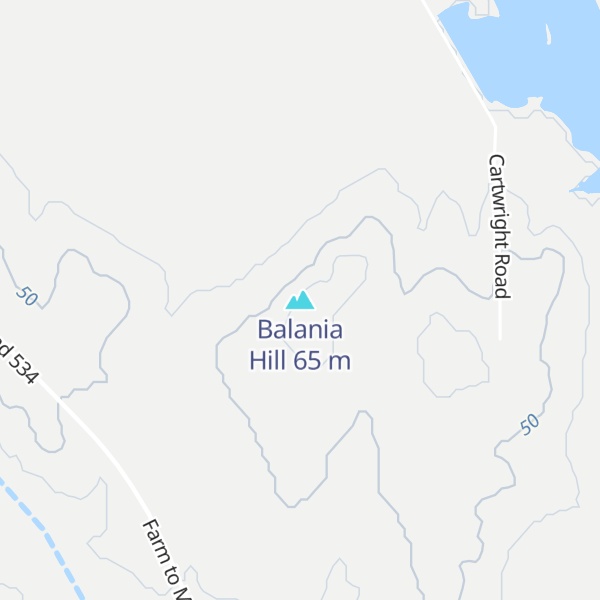 Map of Balania Hill