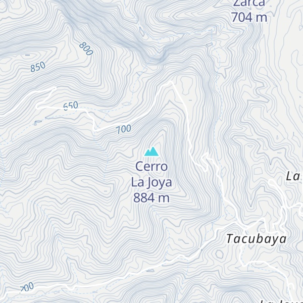 Map of Cerro La Joya