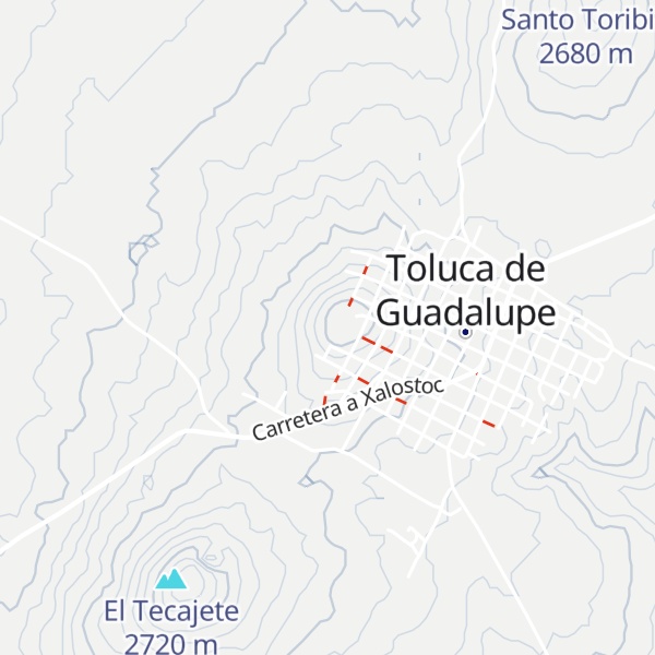 Map of La Cruz