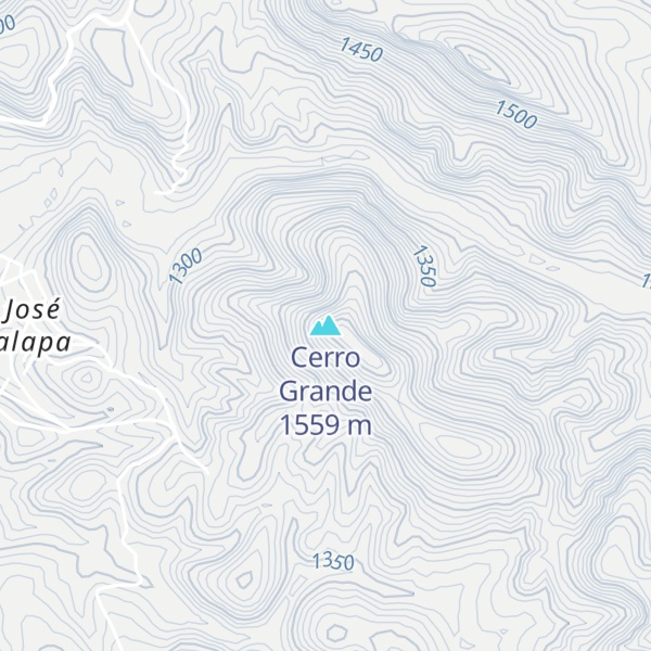 Map of Cerro Grande