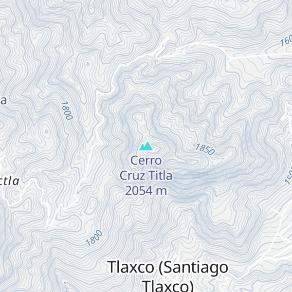 Map of Cerro Cruz Titla