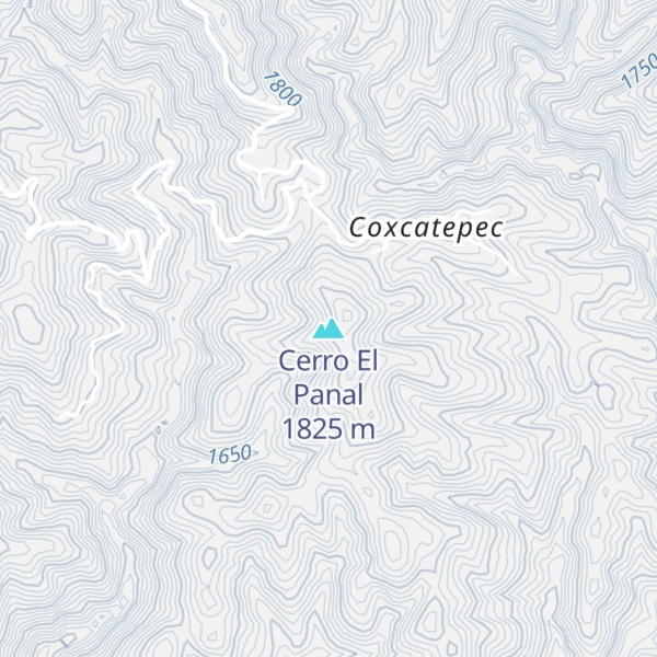 Map of Cerro El Panal