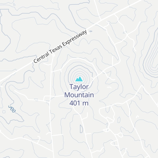 Map of Taylor Mountain