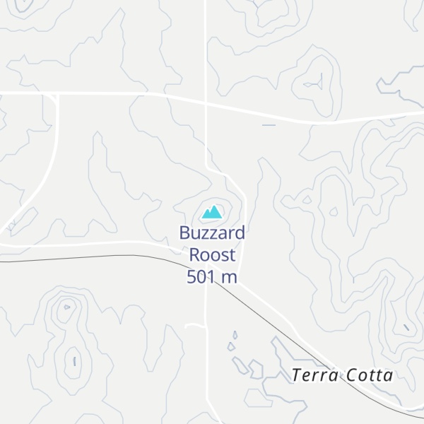 Map of Buzzard Roost