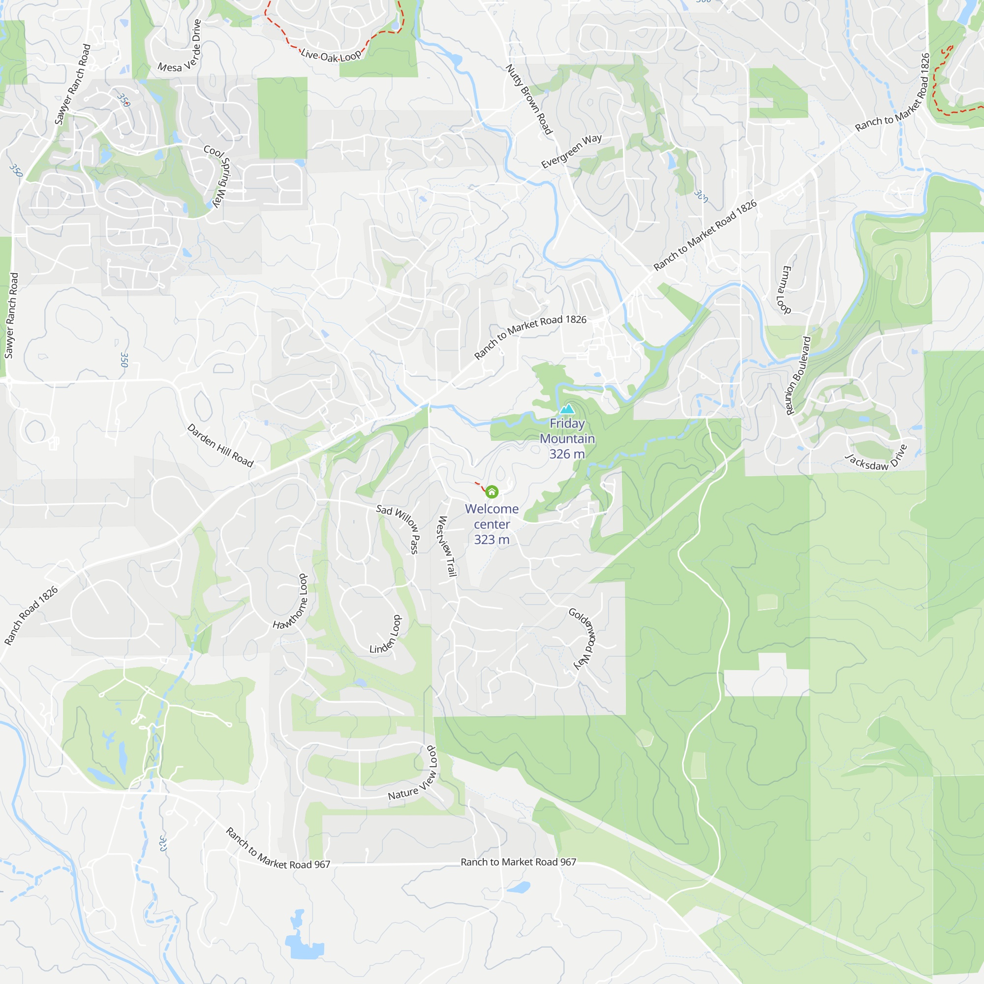 Welcome center map