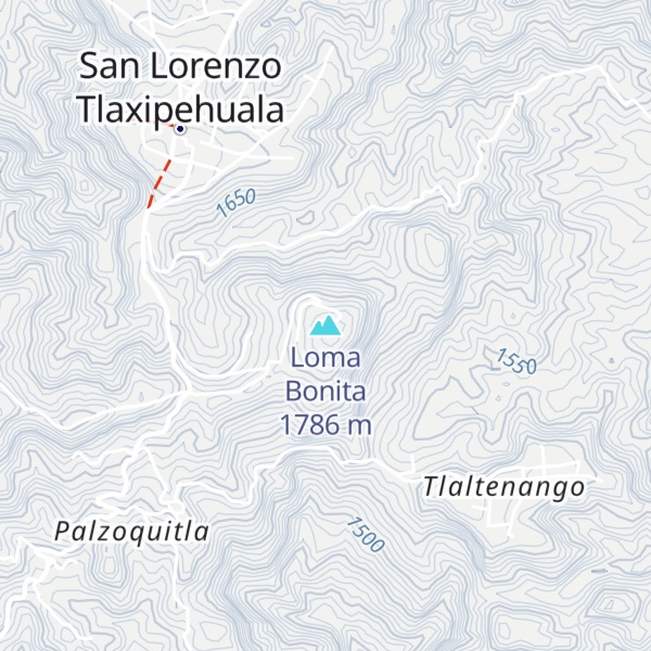 Map of Loma Bonita