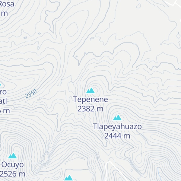 Map of Tepenene