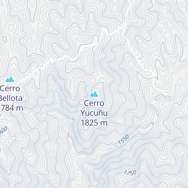 Map of Cerro Yucuñu