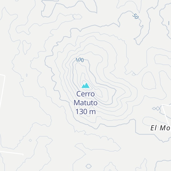 Map of Cerro Matuto