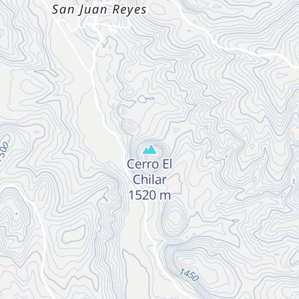 Map of Cerro El Chilar