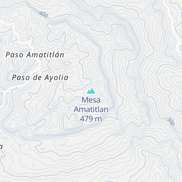Map of Mesa Amatitlan
