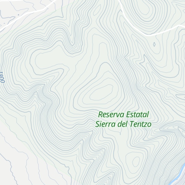 Map of Cerro Panhuehue