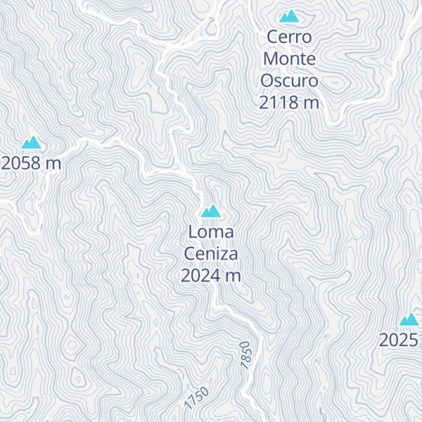 Map of Loma Ceniza