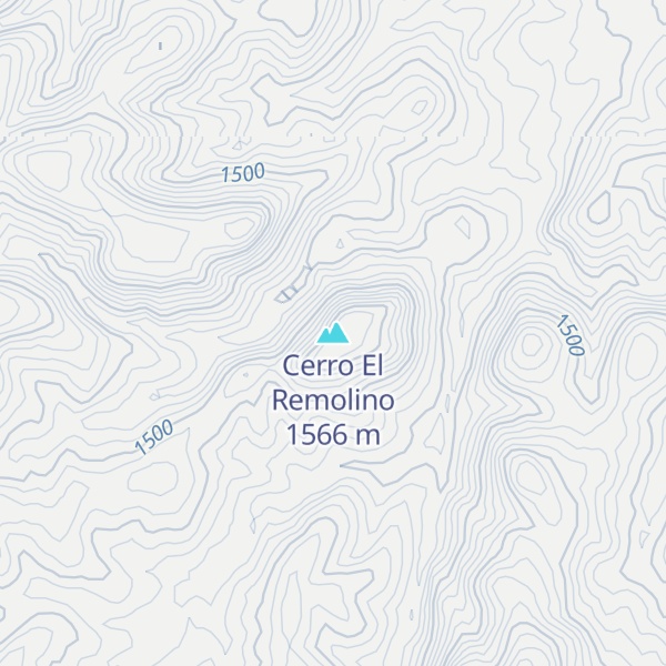 Map of Cerro El Remolino