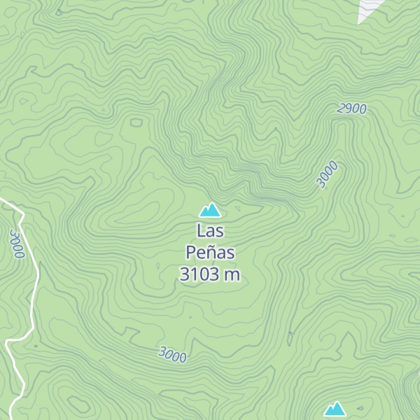 Map of Las Peñas