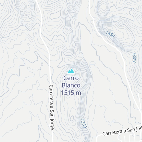 Map of Cerro Blanco
