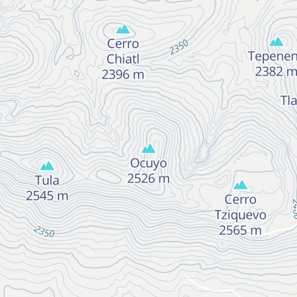 Map of Ocuyo