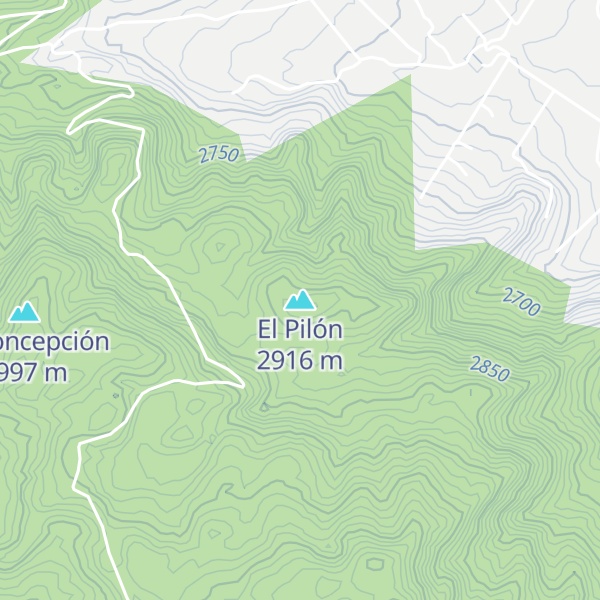 Map of El Pilón
