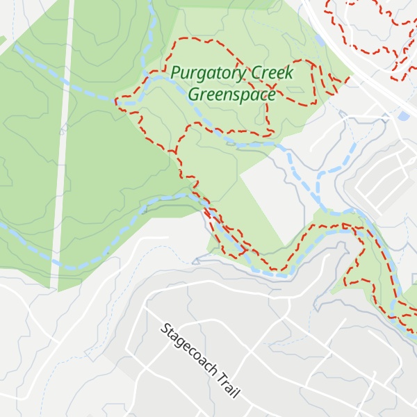 Map of Purgatory Creek Overlook