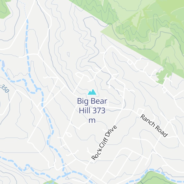 Map of Big Bear Hill