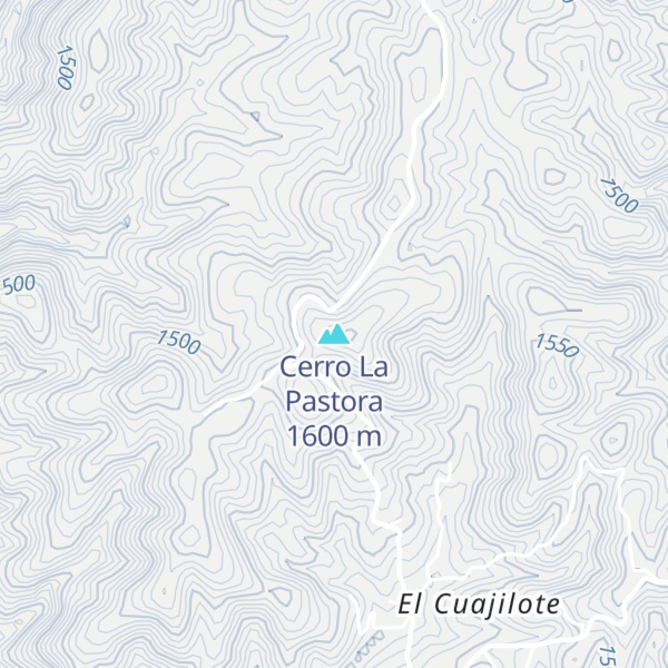 Map of Cerro La Pastora