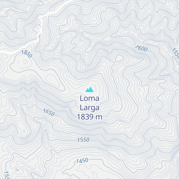 Map of Loma Larga