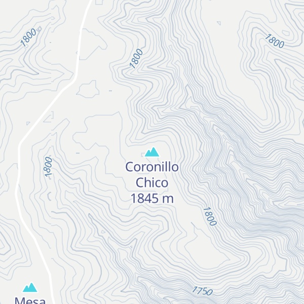 Map of Coronillo Chico