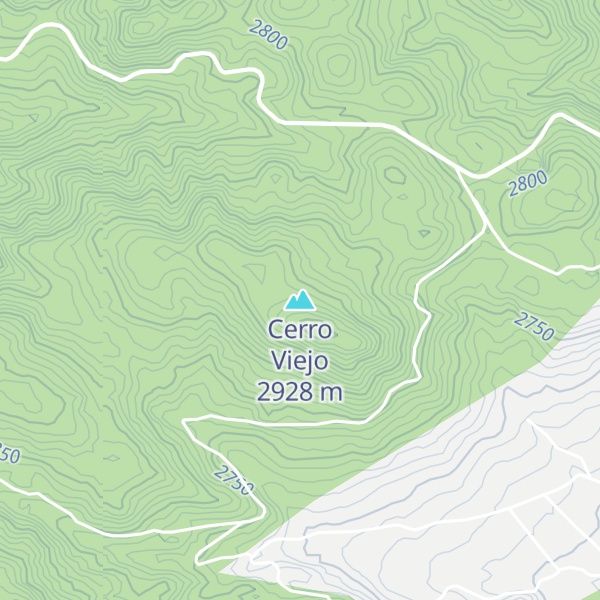Map of Cerro Viejo