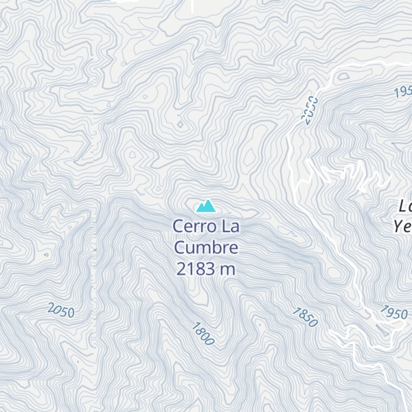 Map of Cerro La Cumbre