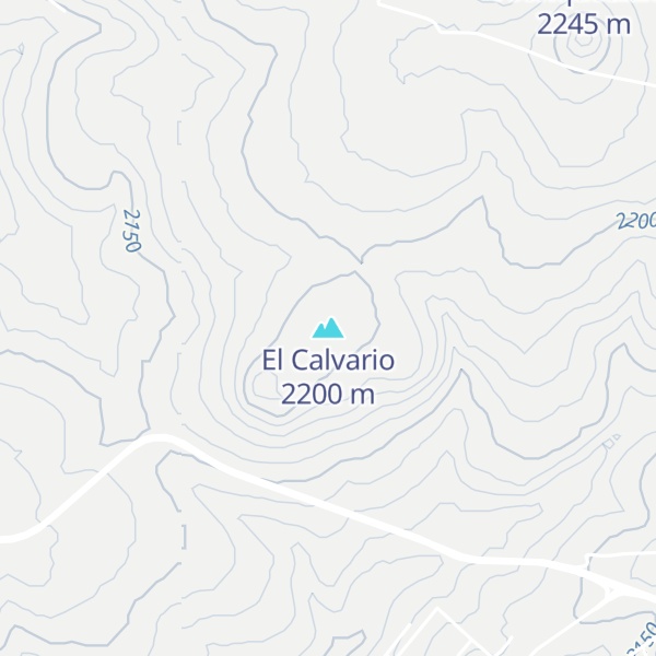 Map of El Calvario